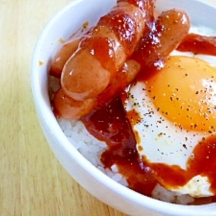 ウインナー丼 レシピ 作り方 By Jp S ビートル 楽天レシピ
